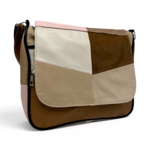 Geantă damă unicat Lucia R45-C79 – crossbody din piele naturală multicoloră