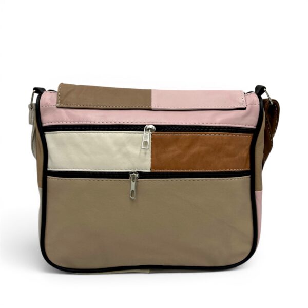 Geantă damă unicat Lucia R45-C79 – crossbody din piele naturală multicoloră