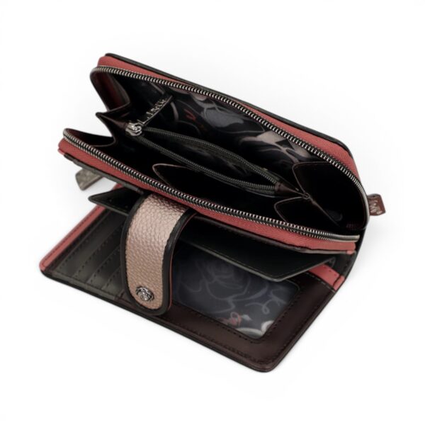 Portofel damă Anekke Mademoiselle 41809-909 – compartimentare practică, 15 × 10 × 3 cm