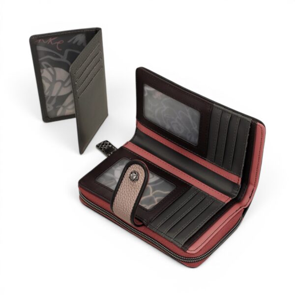 Portofel damă Anekke Mademoiselle 41809-909 – compartimentare practică, 15 × 10 × 3 cm