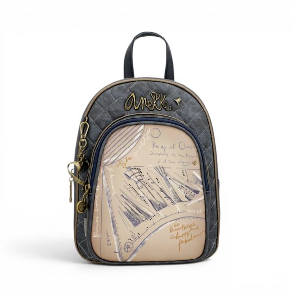 Rucsac damă Anekke Studio 41845-197 – buzunar frontal, 24 × 30 × 13 cm