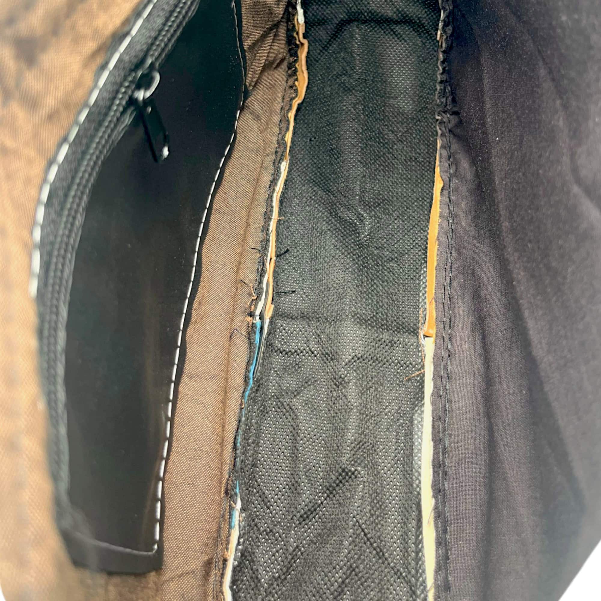 Geantă Damă Unicat Lucia R45X-44 – Piele Naturală Patchwork Crem, Maro, Bej și Muștar