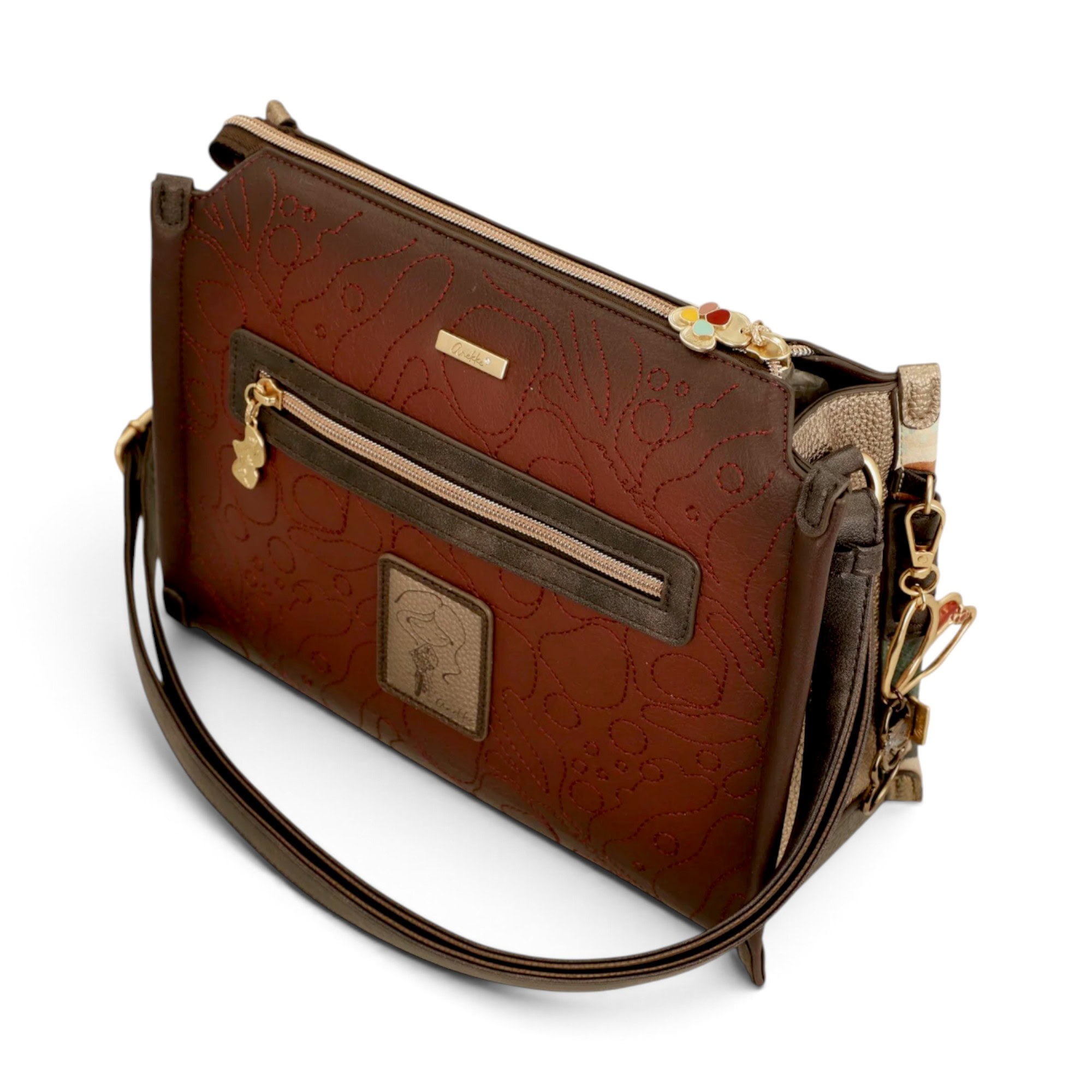 Geantă crossbody damă Anekke Blossom 43713-577 – dimensiune medie, 27 × 20 × 9 cm