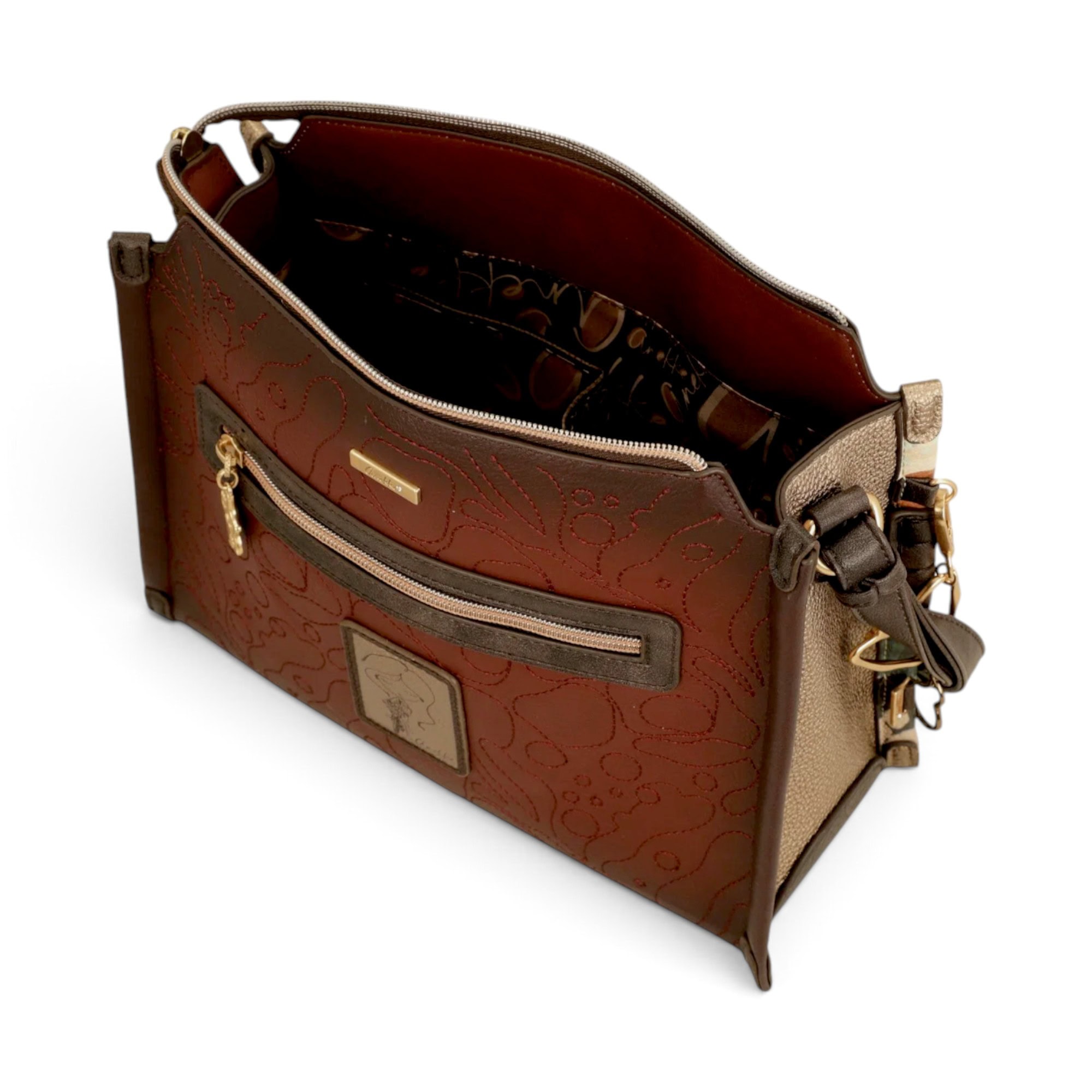 Geantă crossbody damă Anekke Blossom 43713-577 – dimensiune medie, 27 × 20 × 9 cm