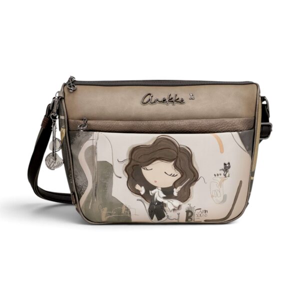 Geantă crossbody damă Anekke Orchestra 43803-050 – dimensiune mare, 31 × 24 × 13 cm
