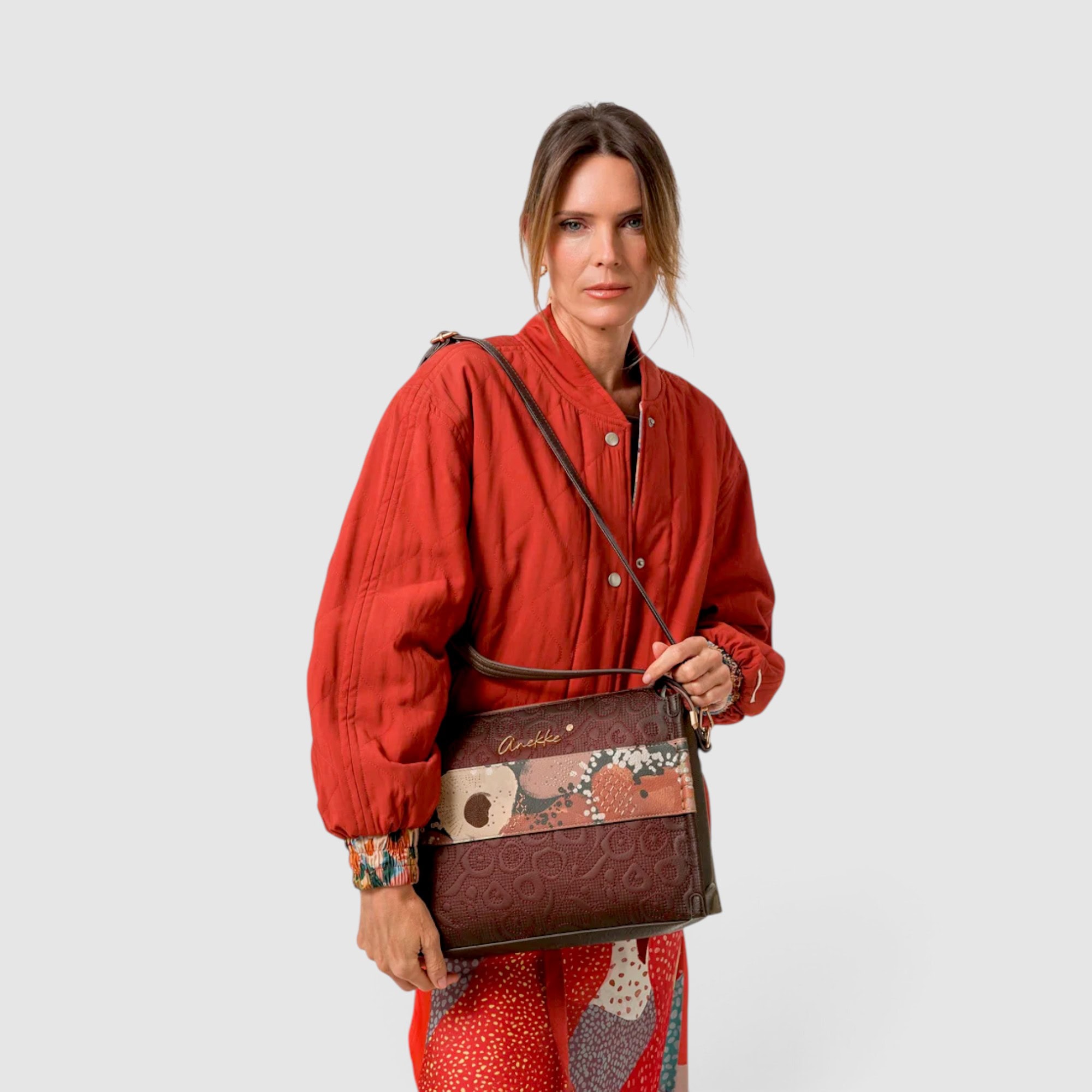 Geantă damă Anekke Blossom 43711-433 – de umăr și crossbody, 33 × 23 × 11 cm