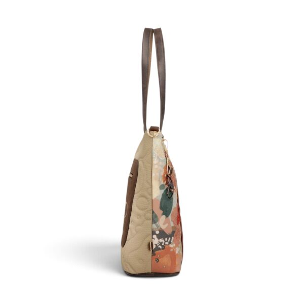 Geantă damă Anekke Blossom 43712-214 – de umăr și crossbody, imprimeu floral, 35 × 32 × 14 cm