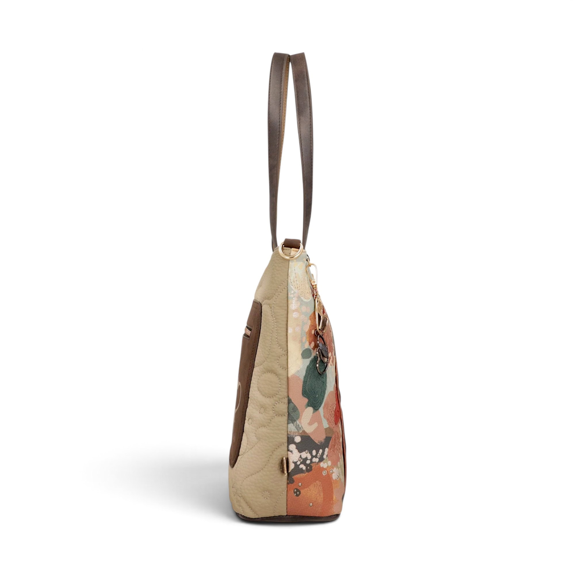 Geantă damă Anekke Blossom 43712-214 – de umăr și crossbody, imprimeu floral, 35 × 32 × 14 cm