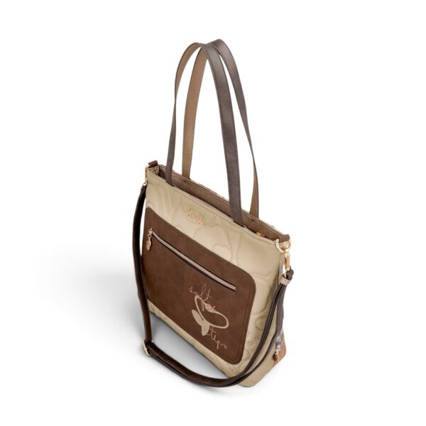 Geantă damă Anekke Blossom 43712-214 – de umăr și crossbody, imprimeu floral, 35 × 32 × 14 cm