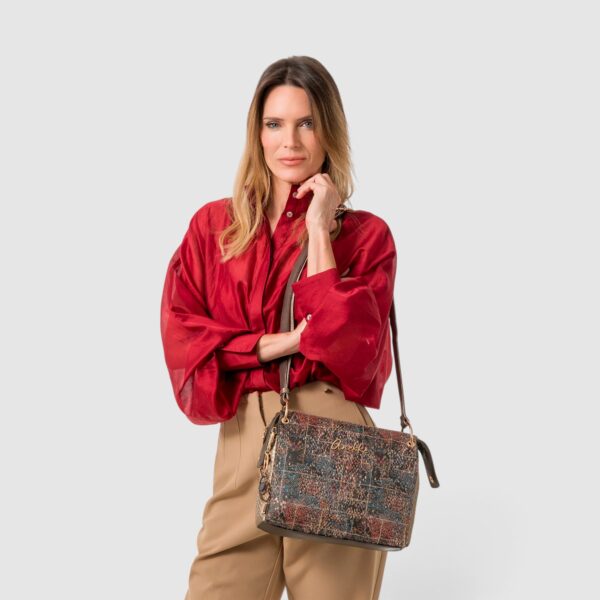 Geantă damă Anekke Blossom 43713-430 – crossbody dreptunghiulară, 30 × 23 × 10 cm