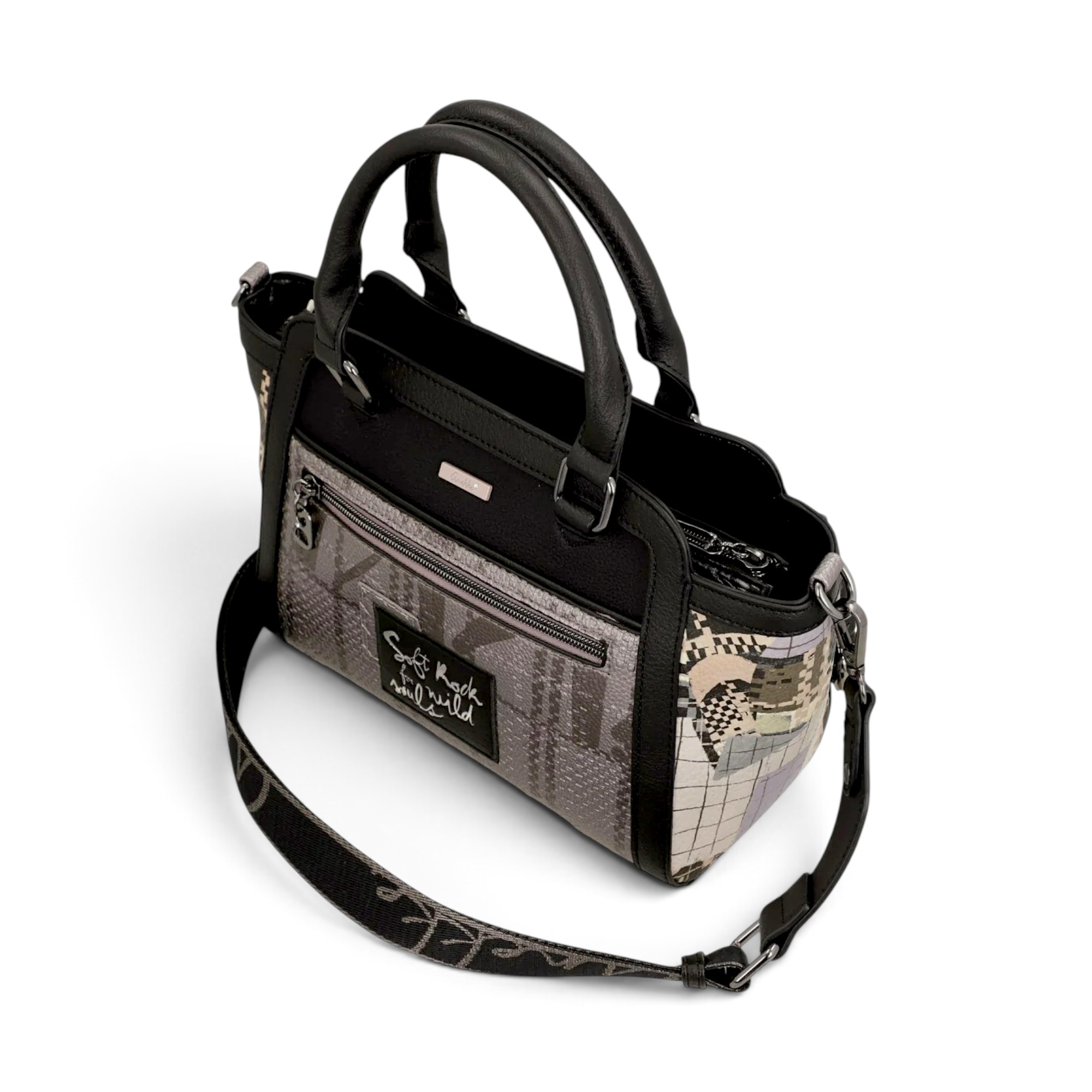 Geantă damă Anekke Iron 43751-032 – bowling cu baretă de umăr, 34 × 20 × 12 cm