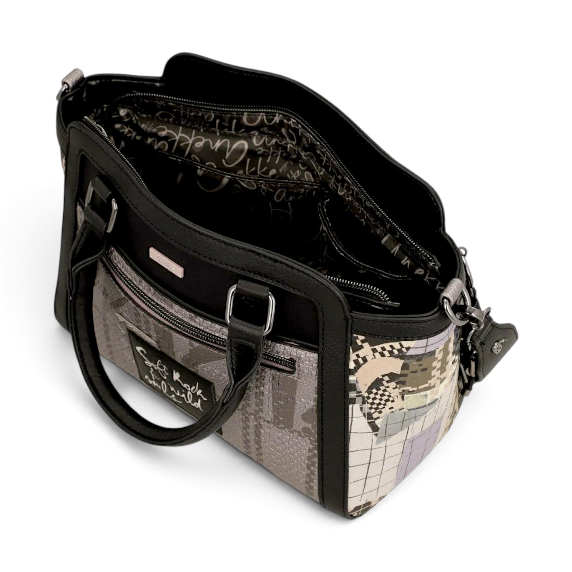 Geantă damă Anekke Iron 43751-032 – bowling cu baretă de umăr, 34 × 20 × 12 cm