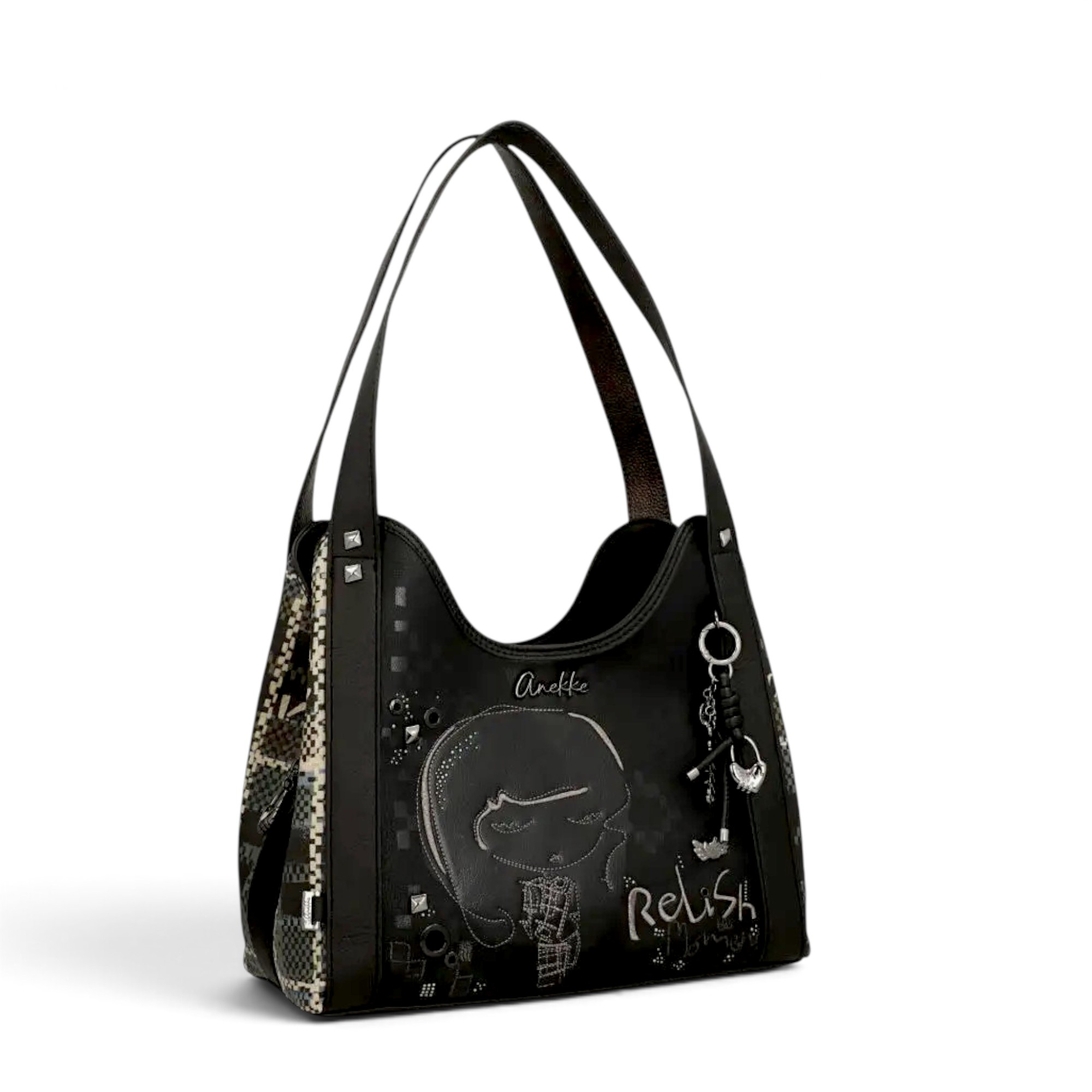 Geantă damă Anekke Iron 43752-203 – de umăr, 3 compartimente, 31 × 28 × 15 cm