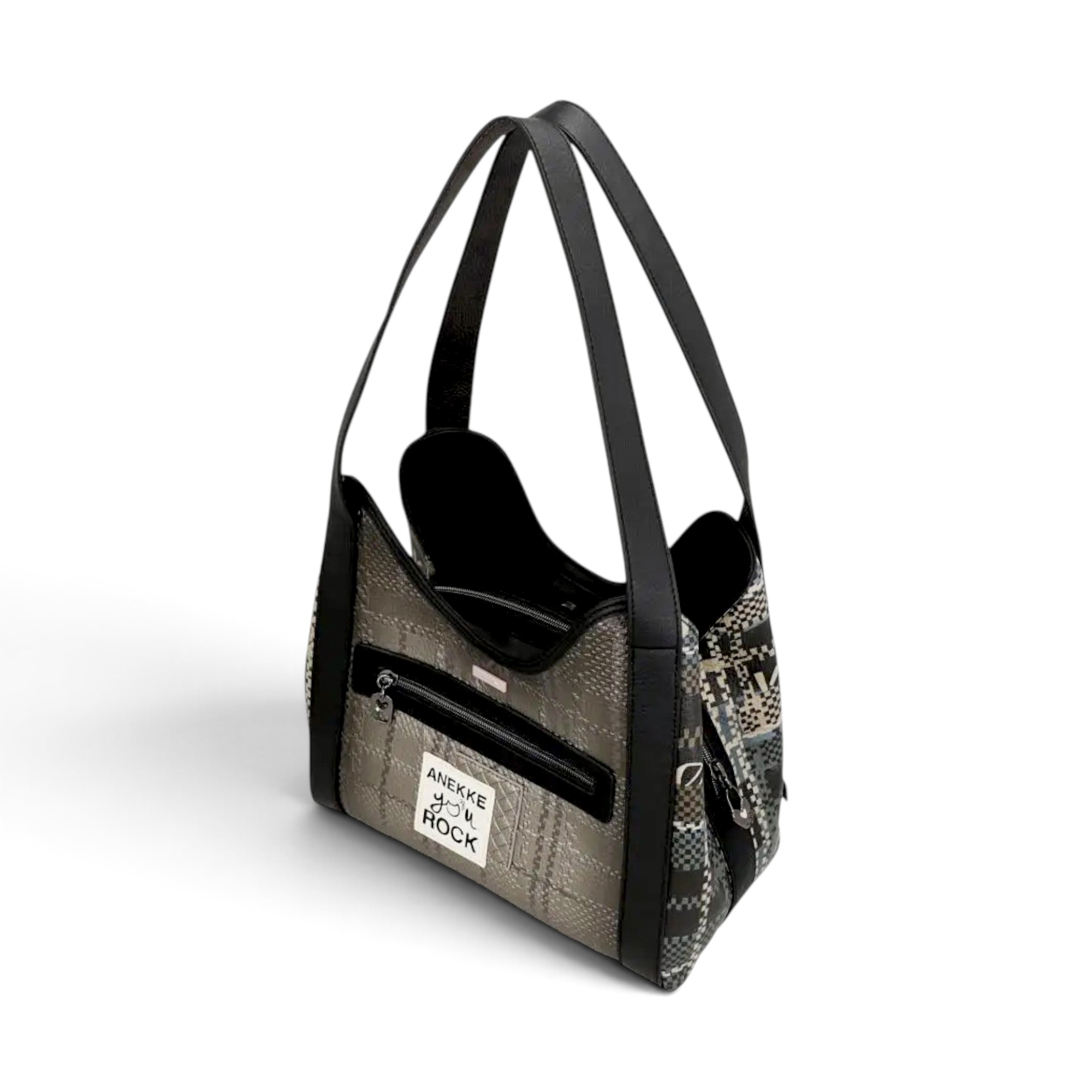 Geantă damă Anekke Iron 43752-203 – de umăr, 3 compartimente, 31 × 28 × 15 cm