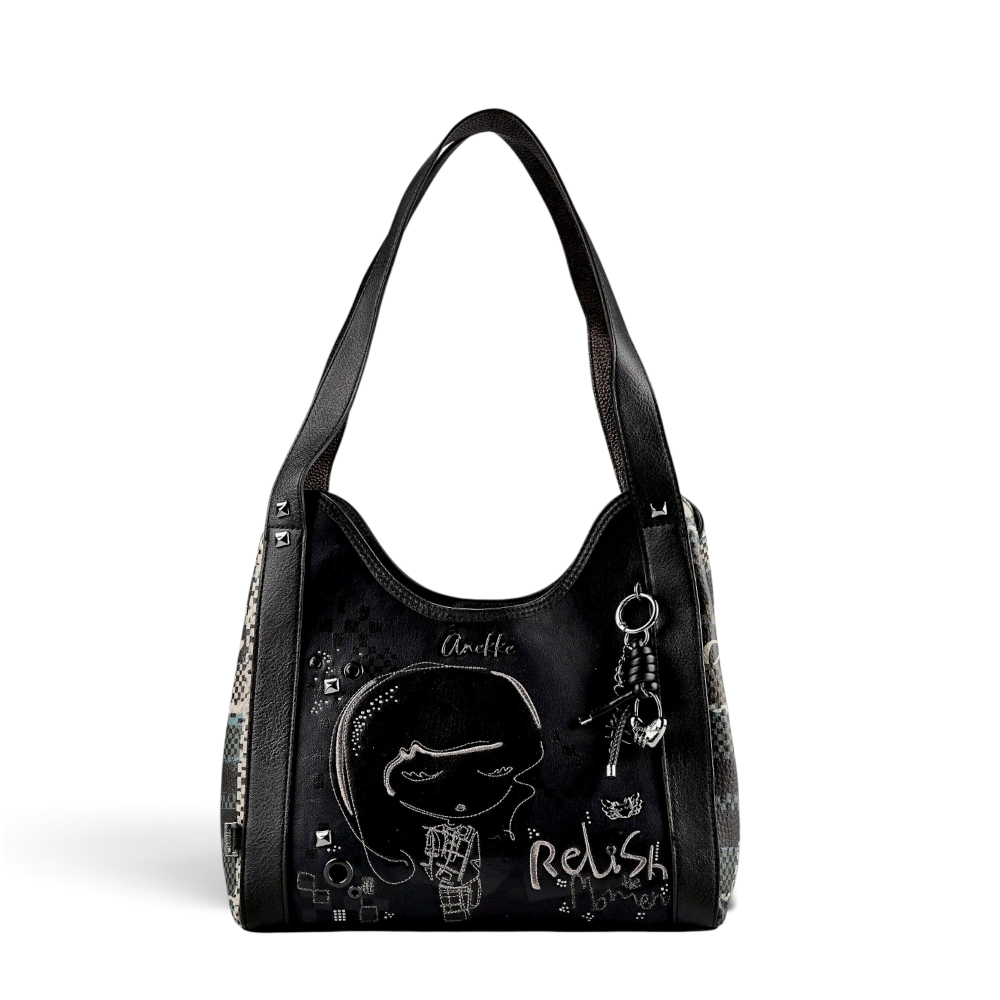 Geantă damă Anekke Iron 43752-203 – de umăr, 3 compartimente, 31 × 28 × 15 cm