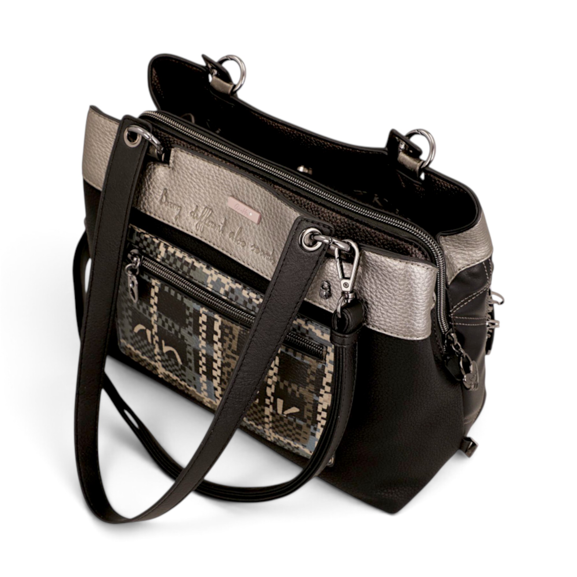 Geantă damă Anekke Iron 43752-206 – tote cu 3 compartimente și baretă, 31 × 23 × 14 cm (6) Geantă damă Anekke Iron 43752-206 – tote cu 3 compartimente și baretă, 31 × 23 × 14 cm