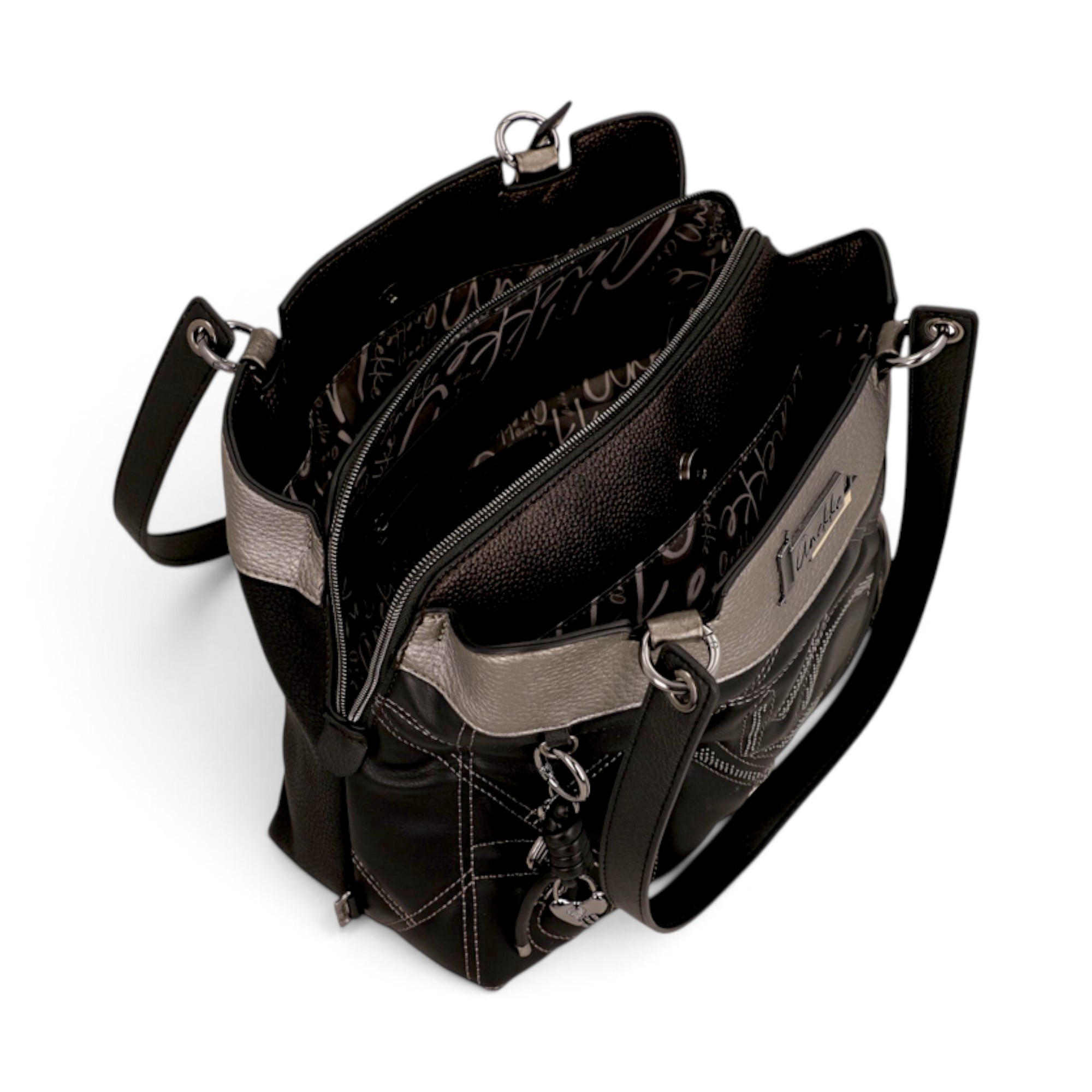 Geantă damă Anekke Iron 43752-206 – tote cu 3 compartimente și baretă, 31 × 23 × 14 cm (7) Geantă damă Anekke Iron 43752-206 – tote cu 3 compartimente și baretă, 31 × 23 × 14 cm