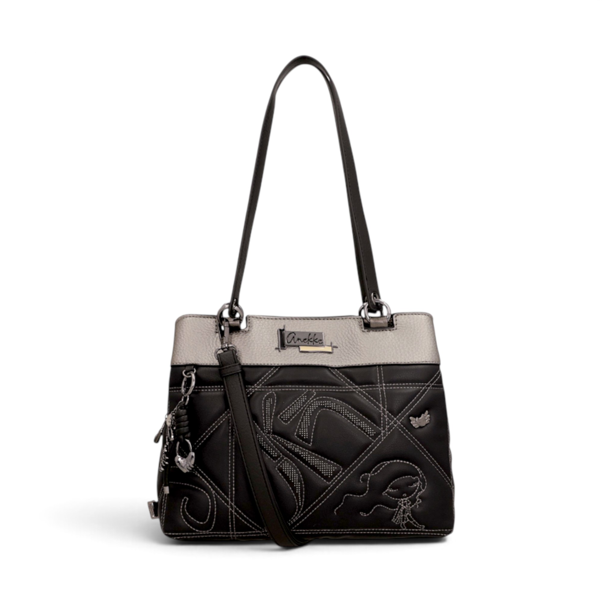 Geantă damă Anekke Iron 43752-206 – tote cu 3 compartimente și baretă, 31 × 23 × 14 cm (9) Geantă damă Anekke Iron 43752-206 – tote cu 3 compartimente și baretă, 31 × 23 × 14 cm