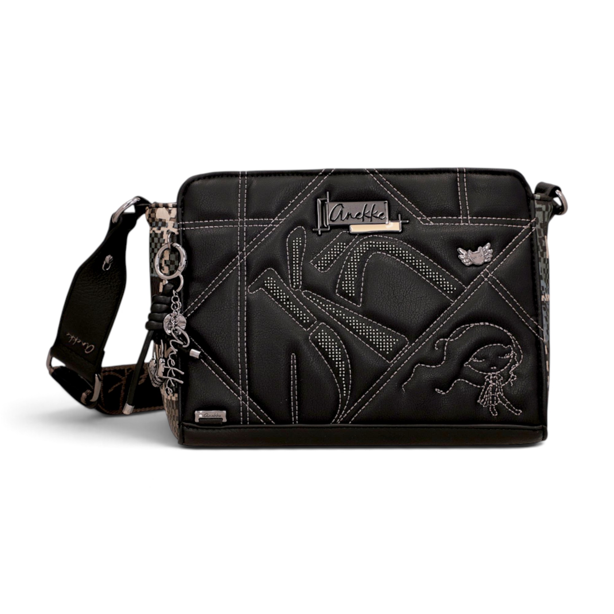 Geantă damă Anekke Iron 43753-070 – crossbody medie cu baretă reglabilă, 30 × 20 × 11 cm (1) Geantă damă Anekke Iron 43753-070 – crossbody medie cu baretă reglabilă, 30 × 20 × 11 cm