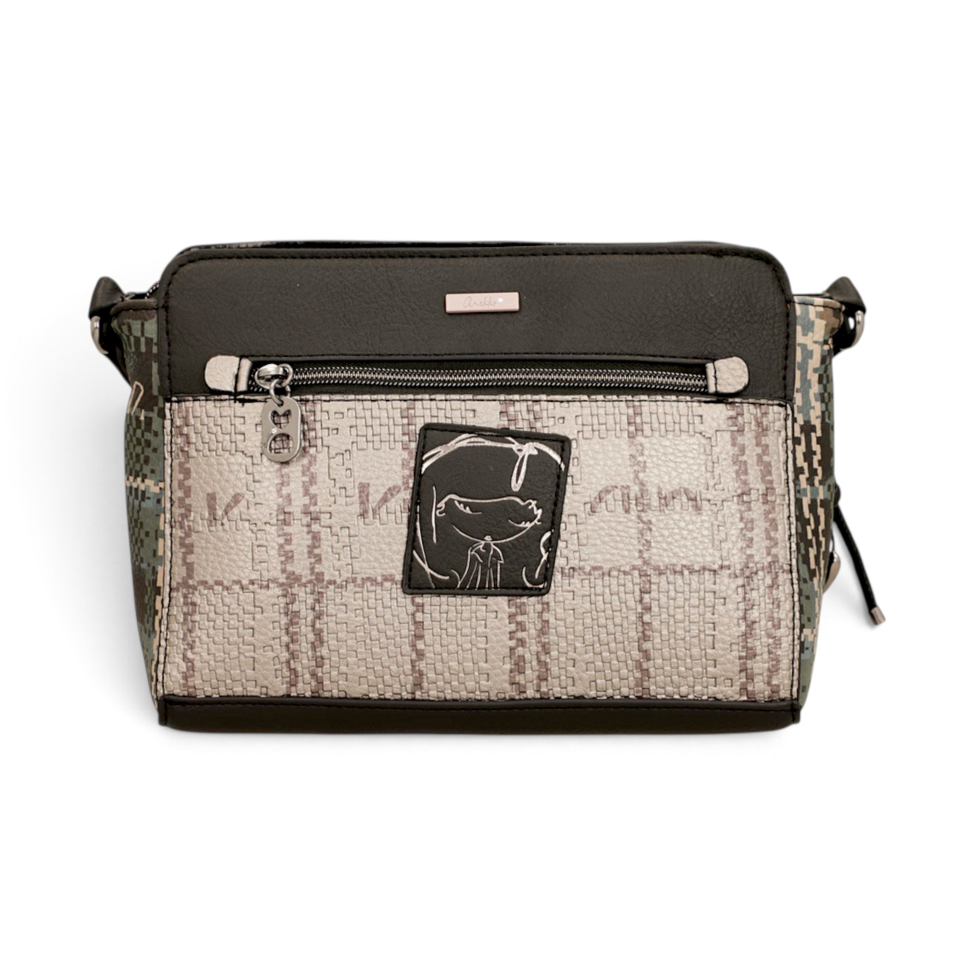 Geantă damă Anekke Iron 43753-070 – crossbody medie cu baretă reglabilă, 30 × 20 × 11 cm (3) Geantă damă Anekke Iron 43753-070 – crossbody medie cu baretă reglabilă, 30 × 20 × 11 cm
