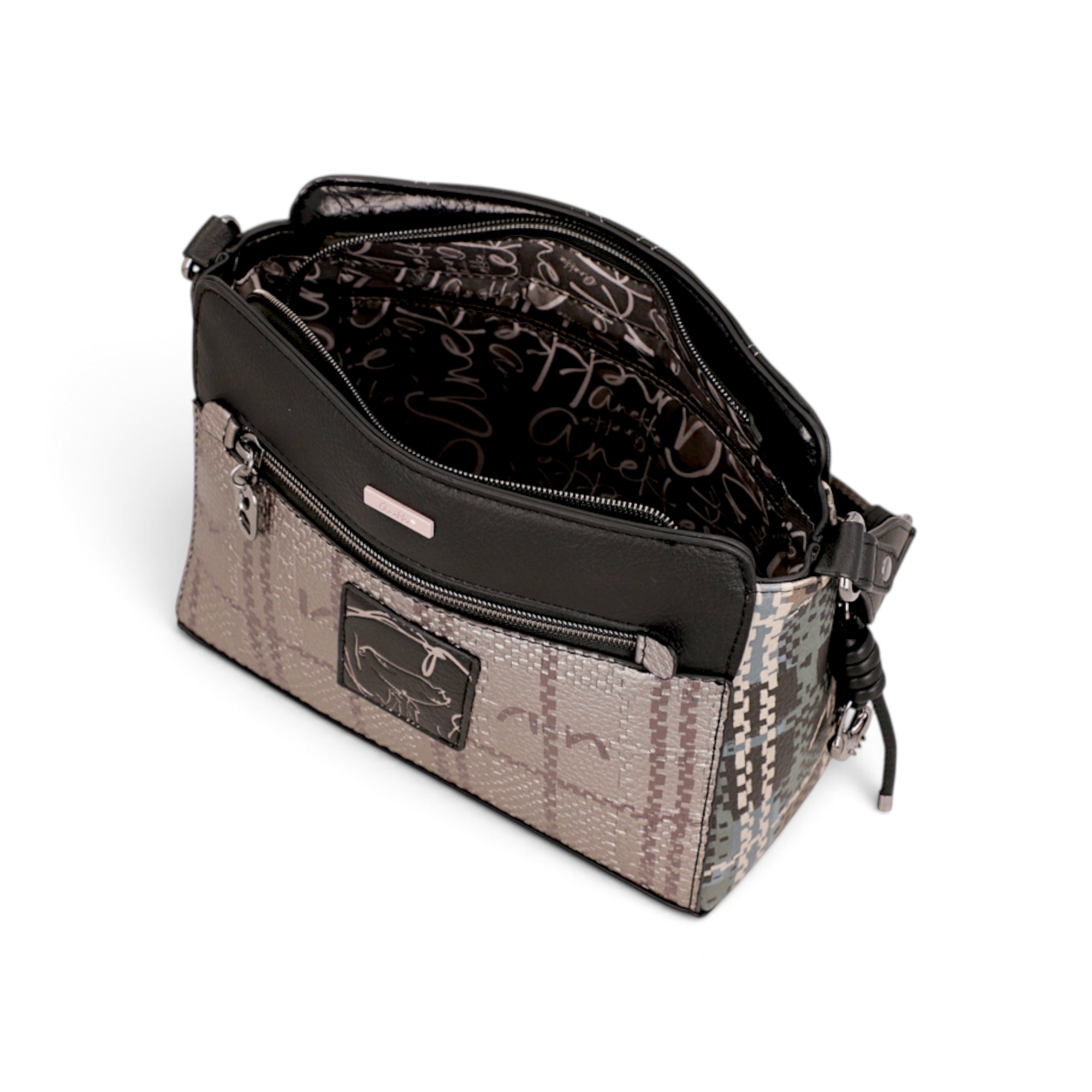 Geantă damă Anekke Iron 43753-070 – crossbody medie cu baretă reglabilă, 30 × 20 × 11 cm (7) Geantă damă Anekke Iron 43753-070 – crossbody medie cu baretă reglabilă, 30 × 20 × 11 cm