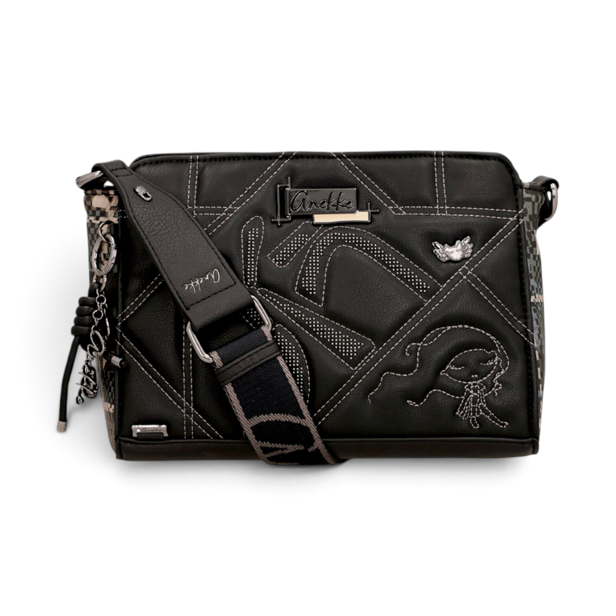 Geantă damă Anekke Iron 43753-070 – crossbody medie cu baretă reglabilă, 30 × 20 × 11 cm (8) Geantă damă Anekke Iron 43753-070 – crossbody medie cu baretă reglabilă, 30 × 20 × 11 cm
