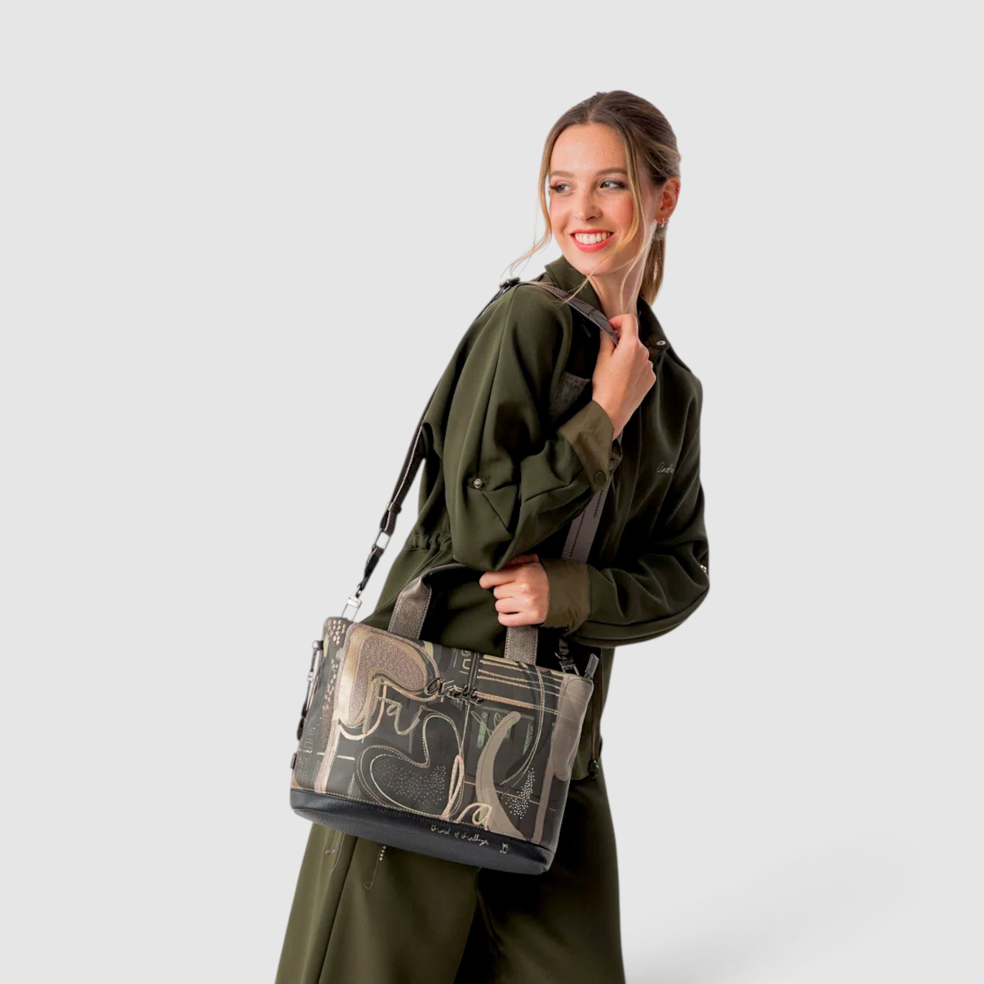 Geantă damă Anekke Melody 43811-222 – de mână și crossbody, 35 × 25 × 15 cm