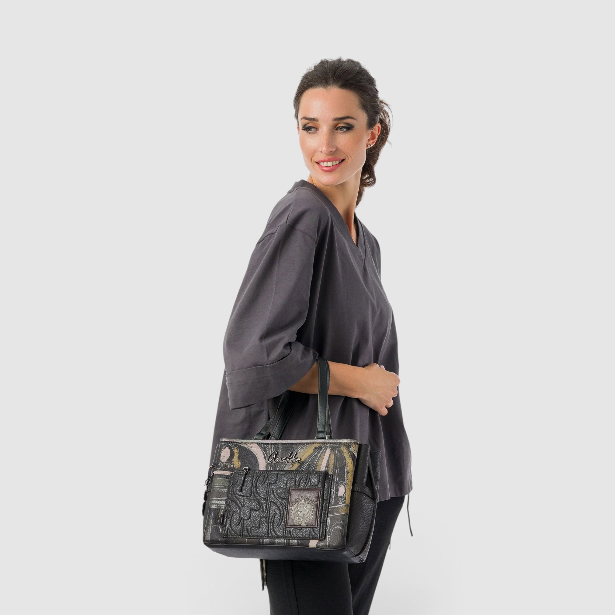 Geantă damă Anekke Melody 43811-255 – de mână și crossbody, 32 × 21 × 12 cm