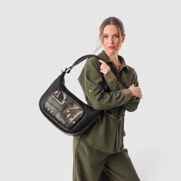 Geantă damă Anekke Melody 43812-190 – de umăr și crossbody, extensibilă, 37 × 30 × 7 cm