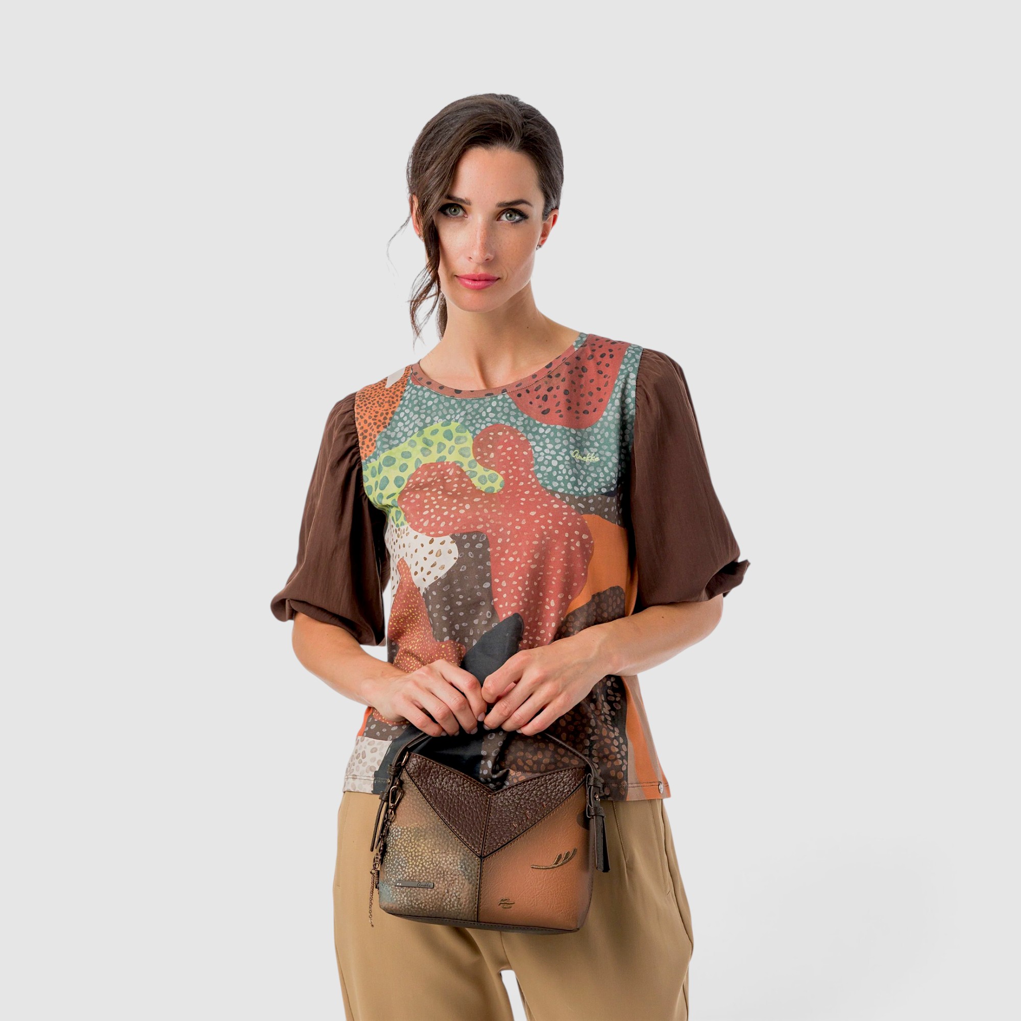 Geantă damă Anekke Melody Voyage 43821-452 – de mână, 24 × 18 × 10 cm