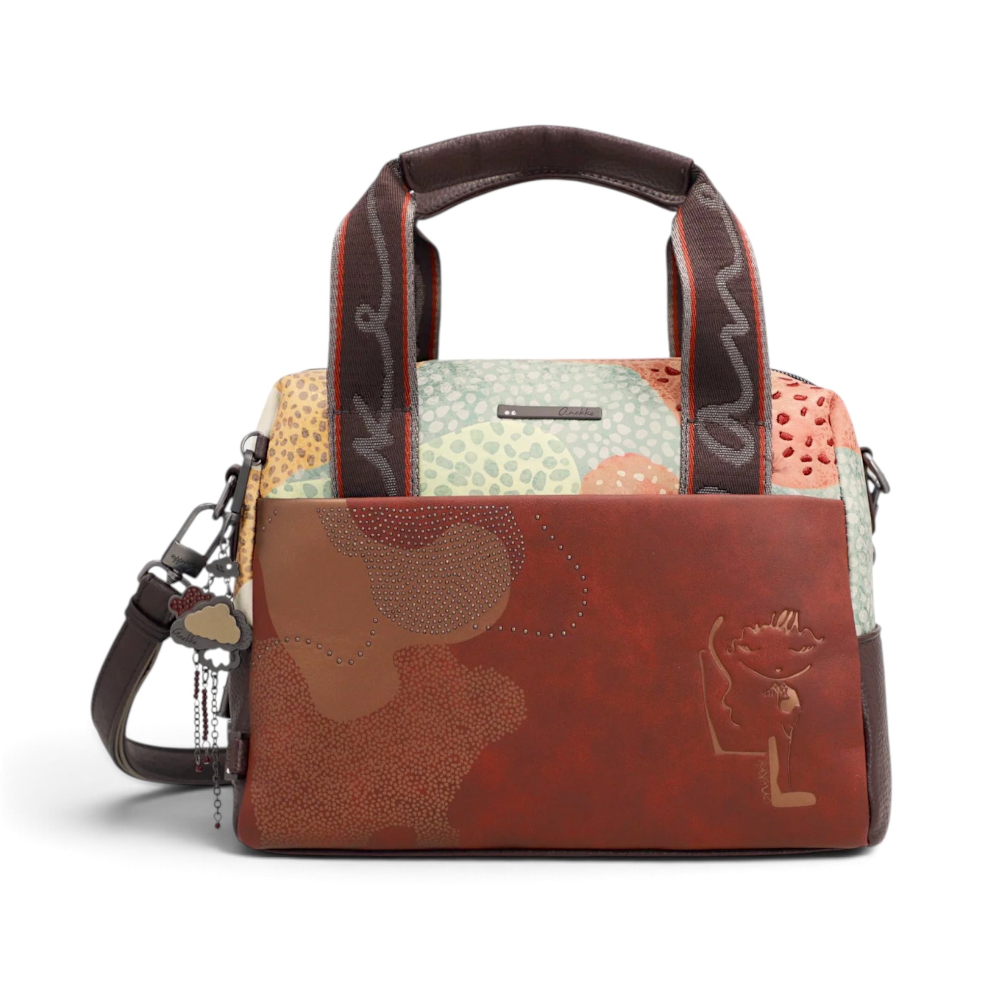 Geantă damă Anekke Odyssey 43831-177 – bowling de mână și crossbody, 28 × 23 × 14 cm