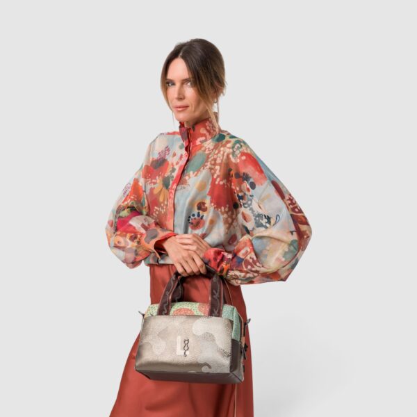 Geantă damă Anekke Odyssey 43831-177 – bowling de mână și crossbody, 28 × 23 × 14 cm