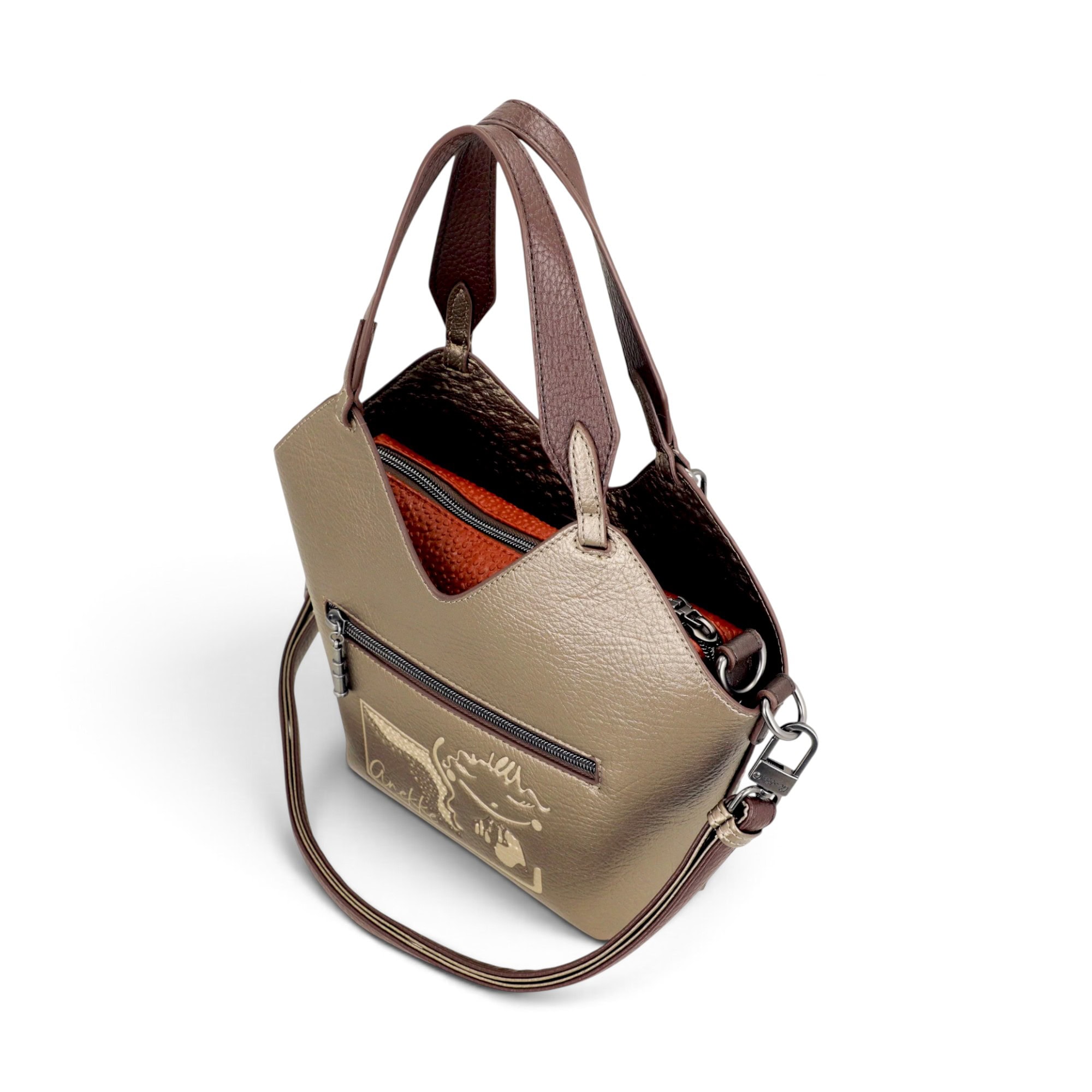 Geantă damă Anekke Odyssey 43831-455 – 2 în 1, de mână și crossbody, 24 × 17 × 7 cm