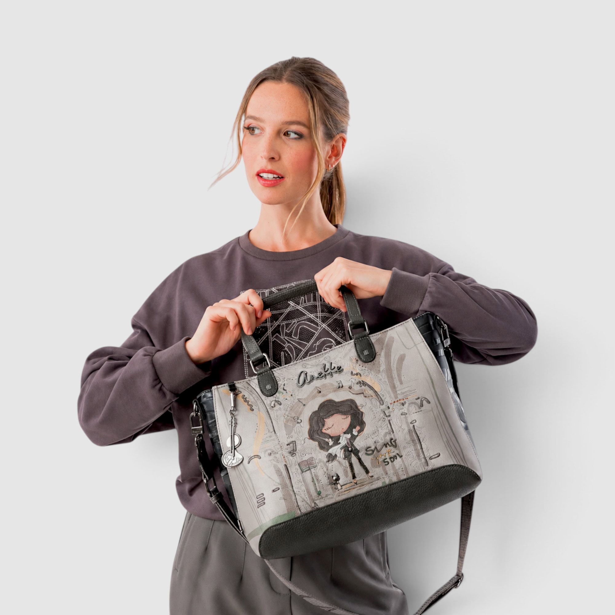 Geantă damă Anekke Orchestra 43801-447 – de mână și crossbody, 34 × 27 × 15 cm