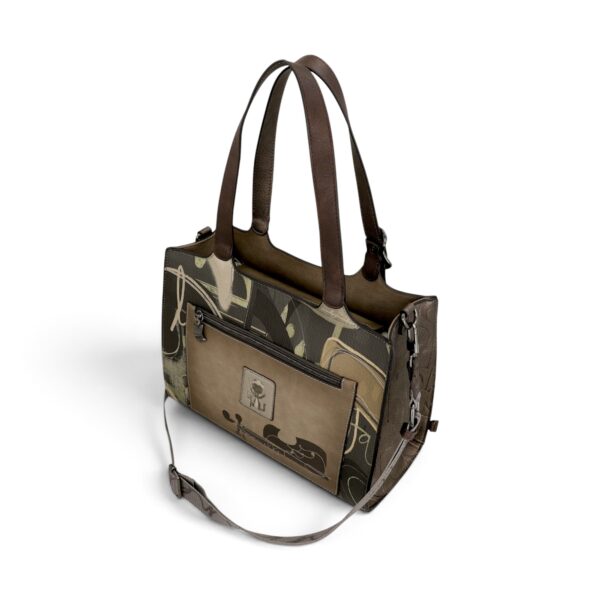 Geantă de umăr și crossbody Anekke Orchestra, model camuflaj, 34x25x15 cm.