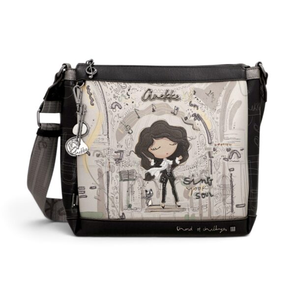 Geantă damă Anekke Orchestra 43803-039 – crossbody medie, 30 × 25 × 9 cm