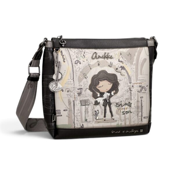 Geantă damă Anekke Orchestra 43803-039 – crossbody medie, 30 × 25 × 9 cm