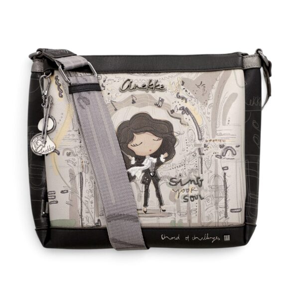 Geantă damă Anekke Orchestra 43803-039 – crossbody medie, 30 × 25 × 9 cm