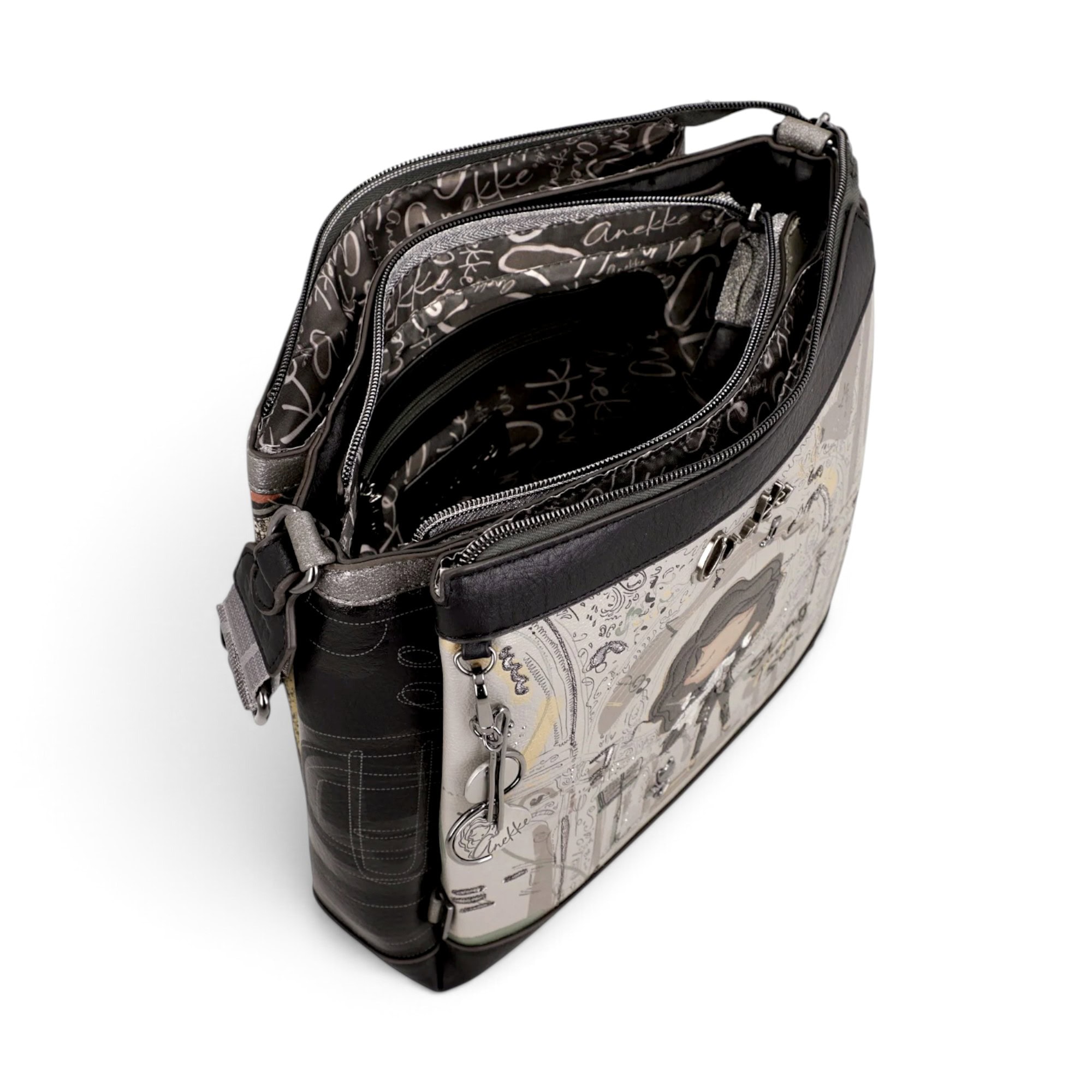 Geantă damă Anekke Orchestra 43803-039 – crossbody medie, 30 × 25 × 9 cm