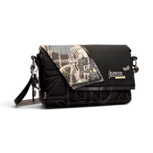 Geantă damă Anekke Orchestra Iron 43753-580 – crossbody cu clapetă, 30 × 20 × 8 cm
