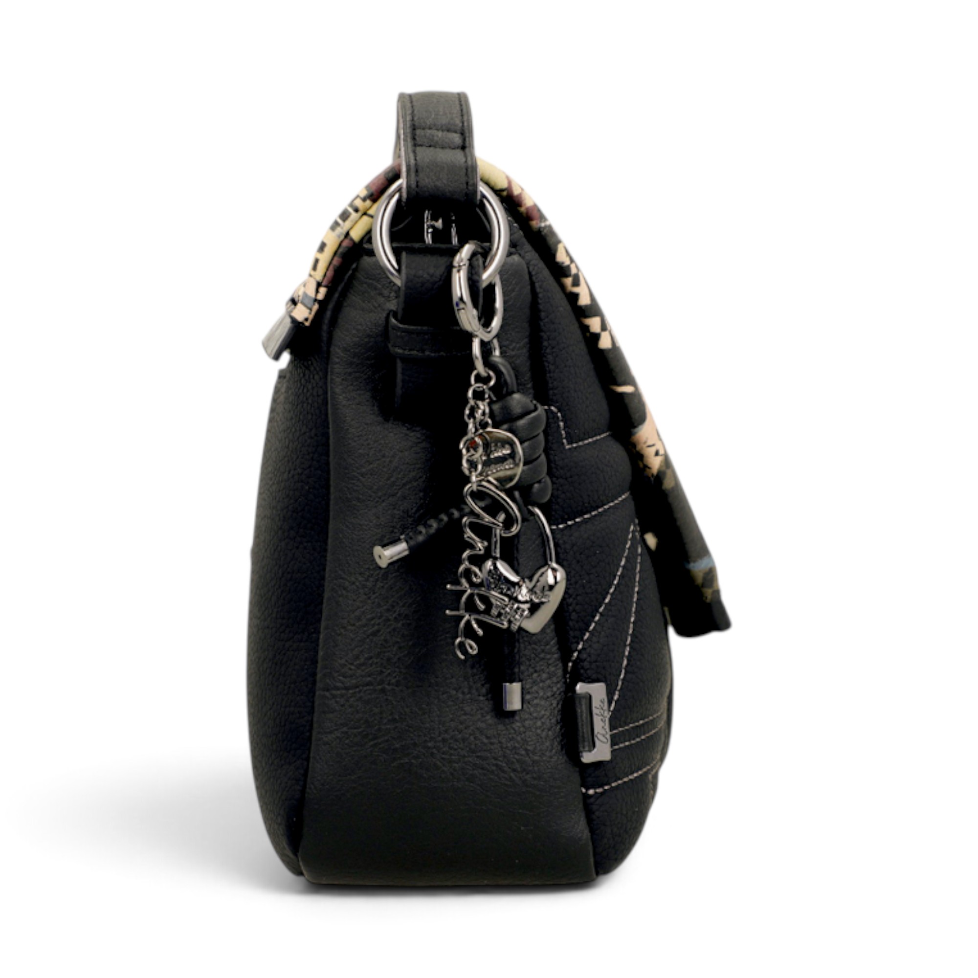 Geantă damă Anekke Orchestra Iron 43753-580 – crossbody cu clapetă, 30 × 20 × 8 cm