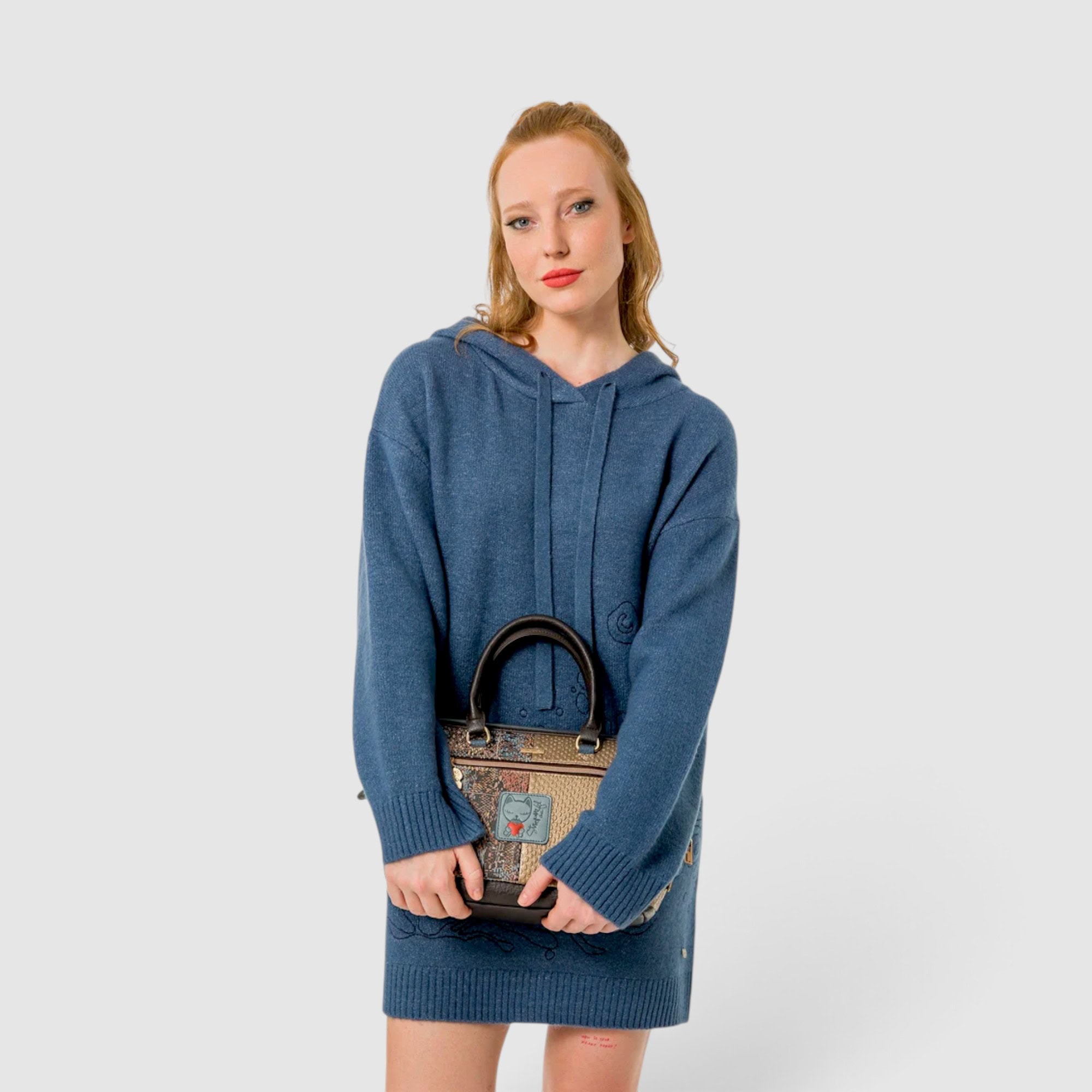 Geantă damă Anekke Tulip 43701-123 – bowling de mână și crossbody, 34 × 22 × 16 cm