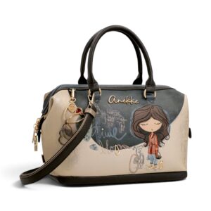 Geantă damă Anekke Tulip 43701-123 – bowling de mână și crossbody, 34 × 22 × 16 cm