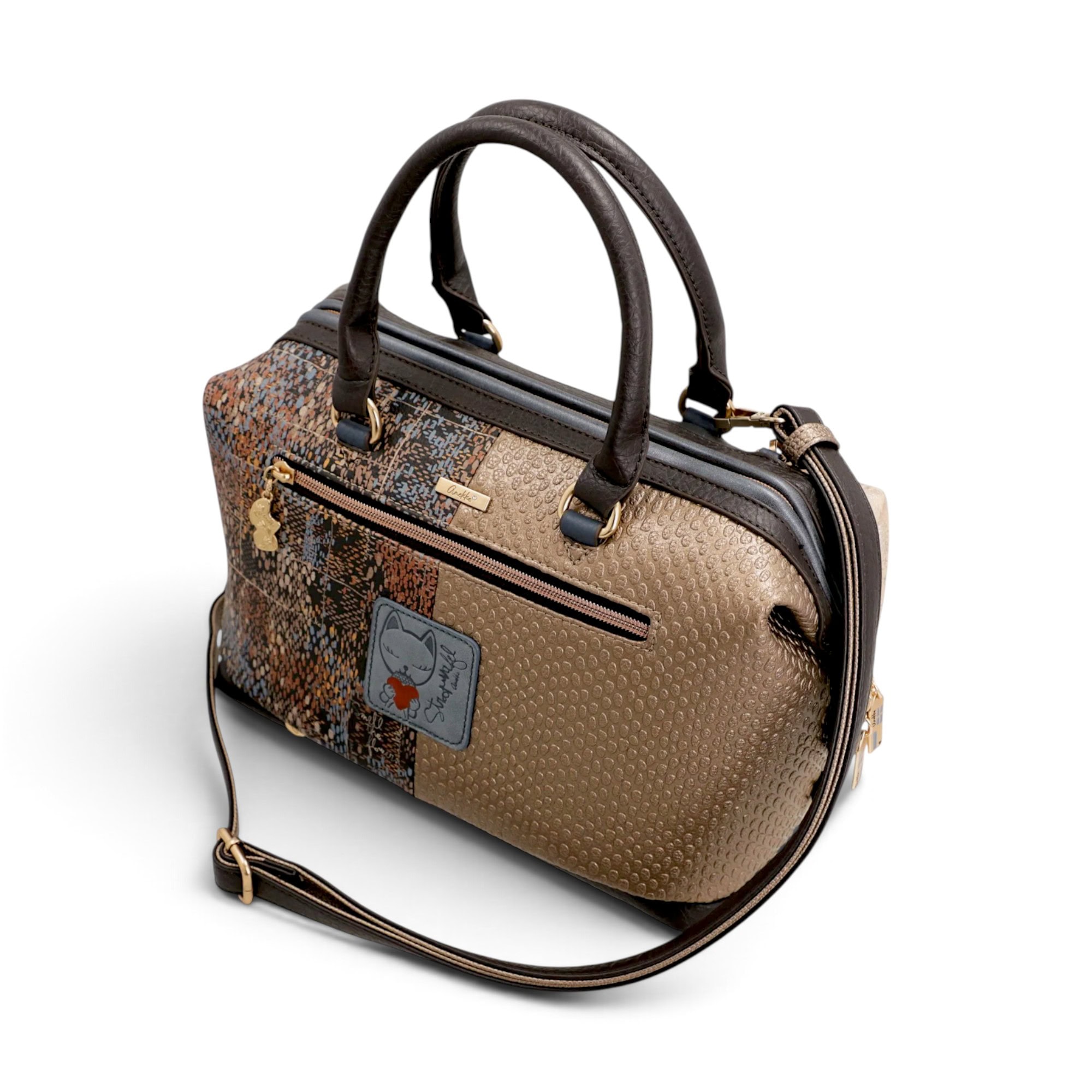 Geantă damă Anekke Tulip 43701-123 – bowling de mână și crossbody, 34 × 22 × 16 cm