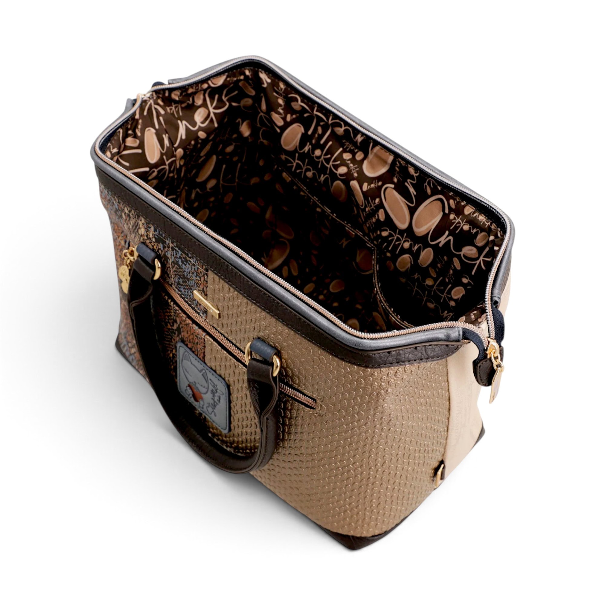 Geantă damă Anekke Tulip 43701-123 – bowling de mână și crossbody, 34 × 22 × 16 cm