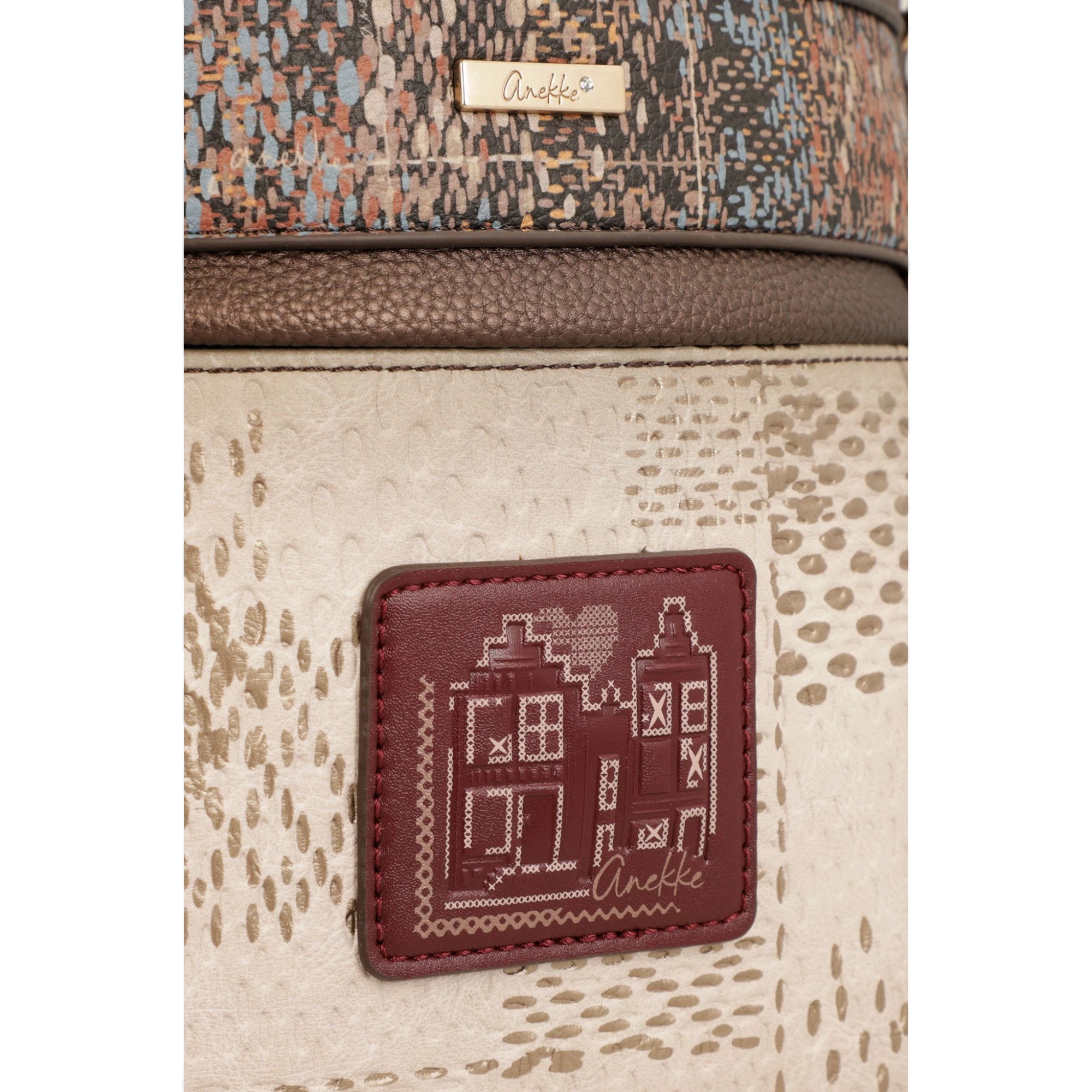 Geantă damă Anekke Tulip 43703-069 – crossbody medie cu buzunare, 27 × 27 × 8 cm