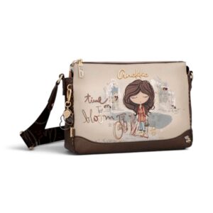 Geantă damă Anekke Tulip 43703-184 – crossbody cu 3 compartimente, 32 × 20 × 12 cm