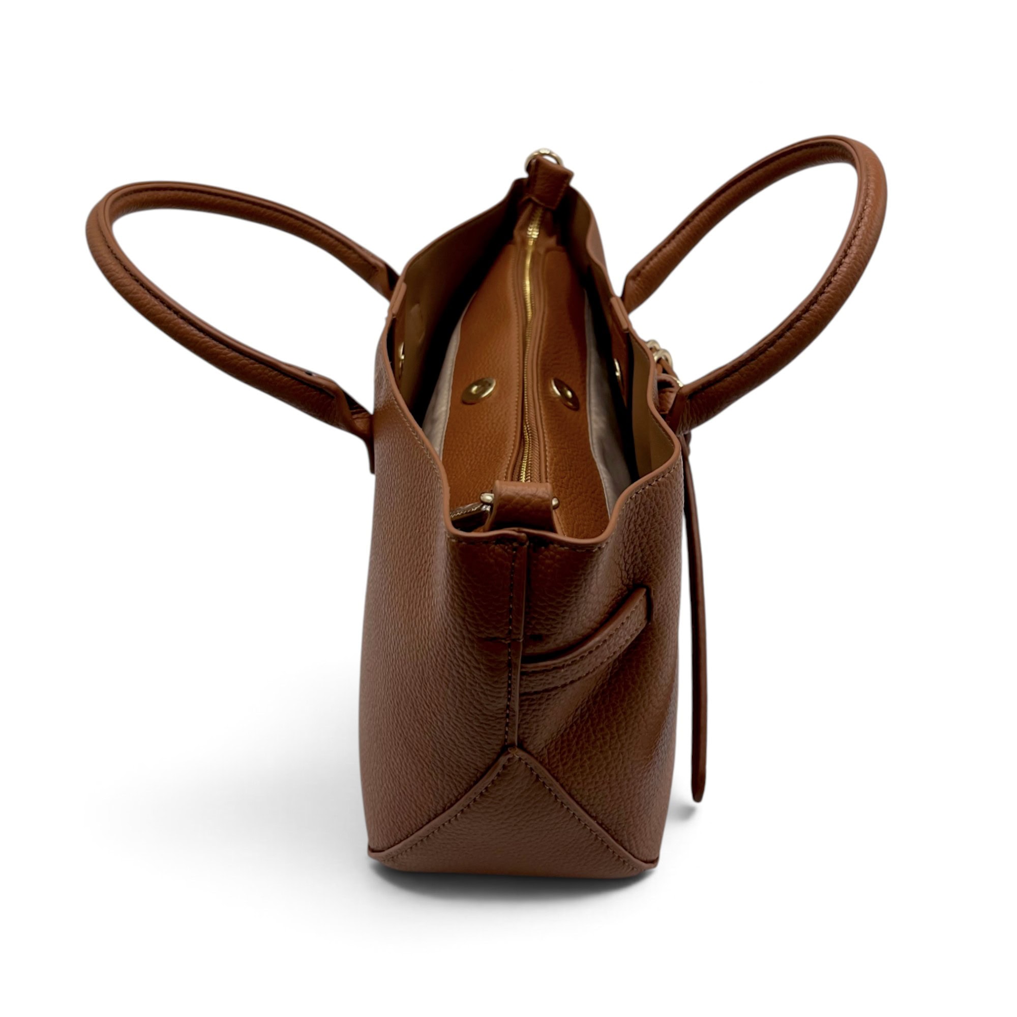 Geantă damă Valentino Creations – tote Marrone, 40 × 18 × 12 cm