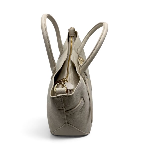Geantă damă Valentino Creations – tote ivory, 40 × 18 × 12 cm