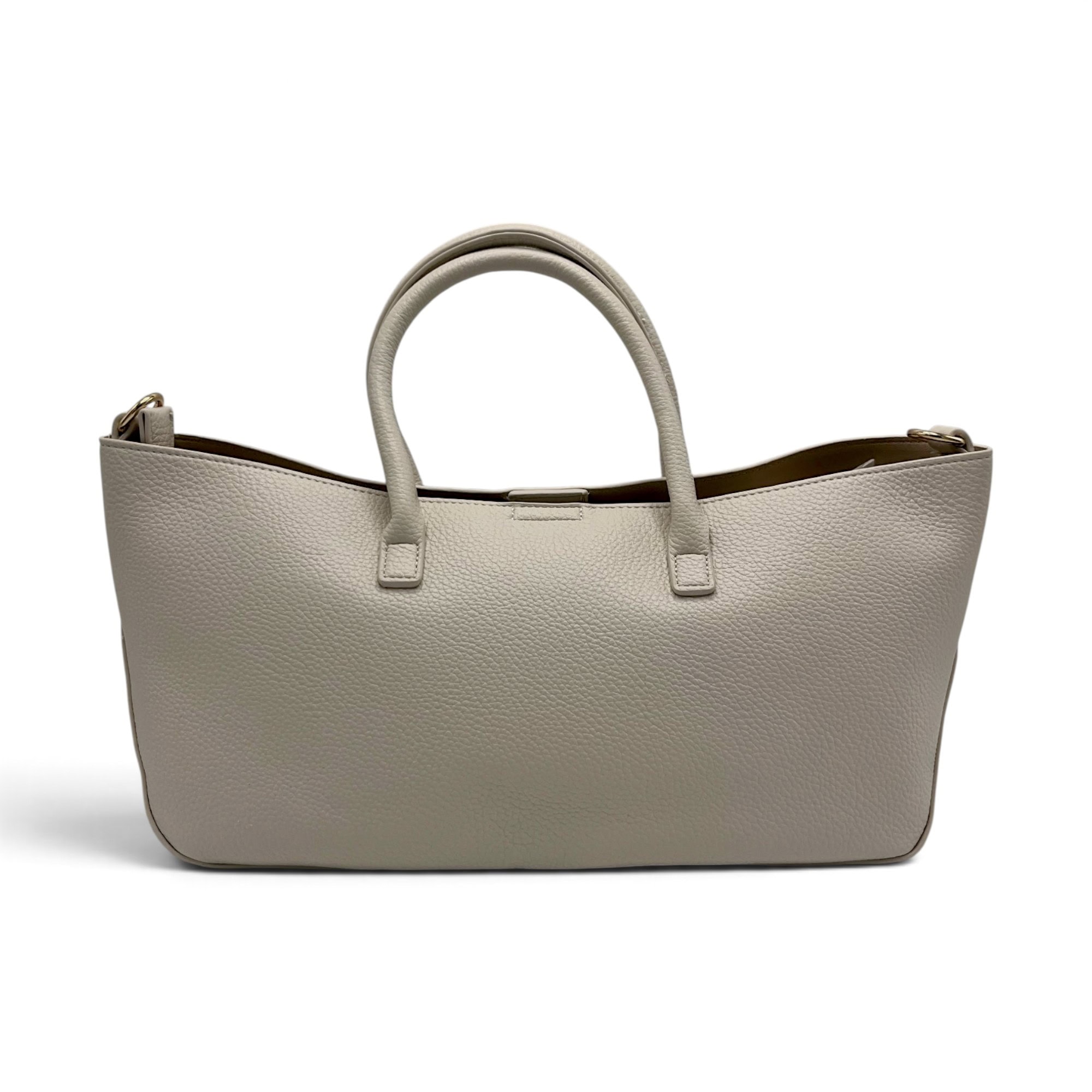 Geantă damă Valentino Creations – tote ivory, 40 × 18 × 12 cm